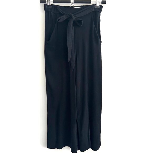 Wilfred Wide Leg Black Pants Sz XXS - Picture 1 of 8